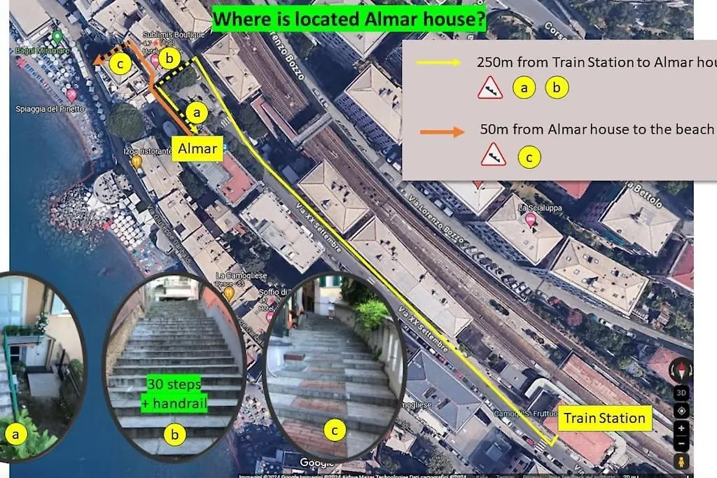 Almar Esclusivo E Centrale Camogli İtalya